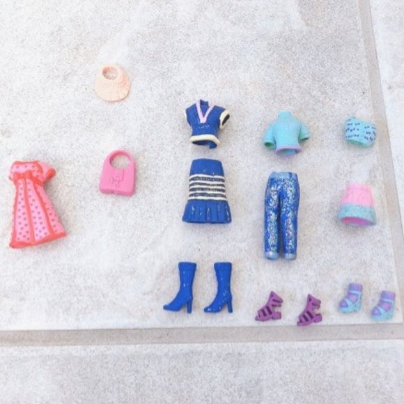 Polly Pocket and accessories clothes shoes bags - Picture 8 of 9